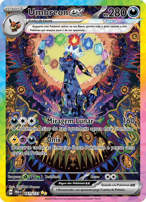 Umbreon ex 161/131 - Evoluções Prismáticas
