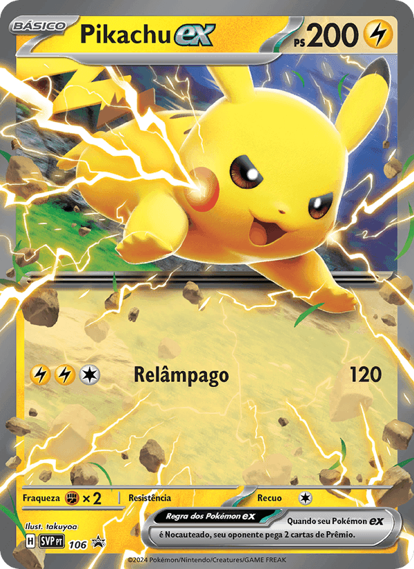 Pikachu ex SVP 106 - Promo Escarlate e Violeta