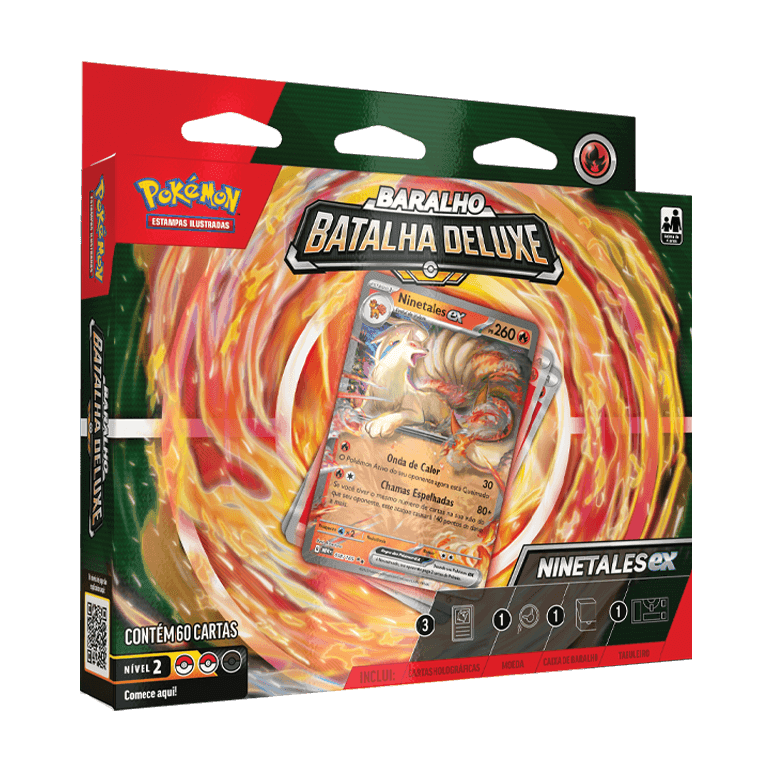 Baralho de Batalha Deluxe Pokémon Ninetales ex