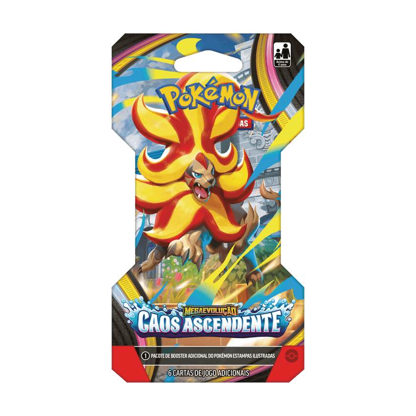 Blister Unitário Pokémon ME04 Caos Ascendente - Mega Pyroar