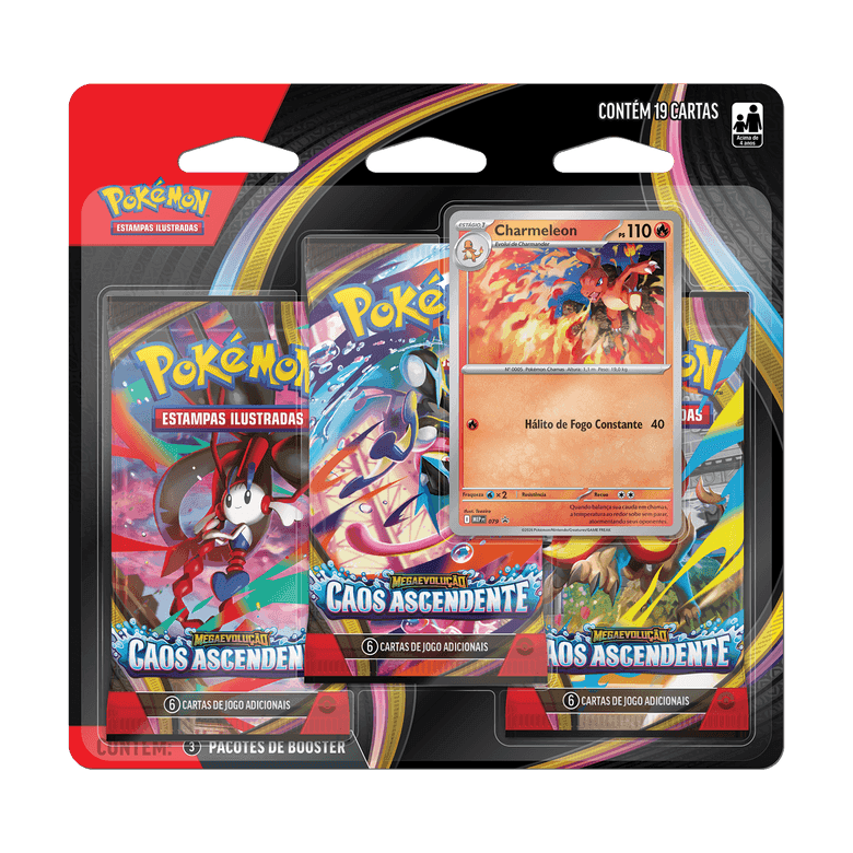 Blister Triplo Pokémon ME04 Caos Ascendente
