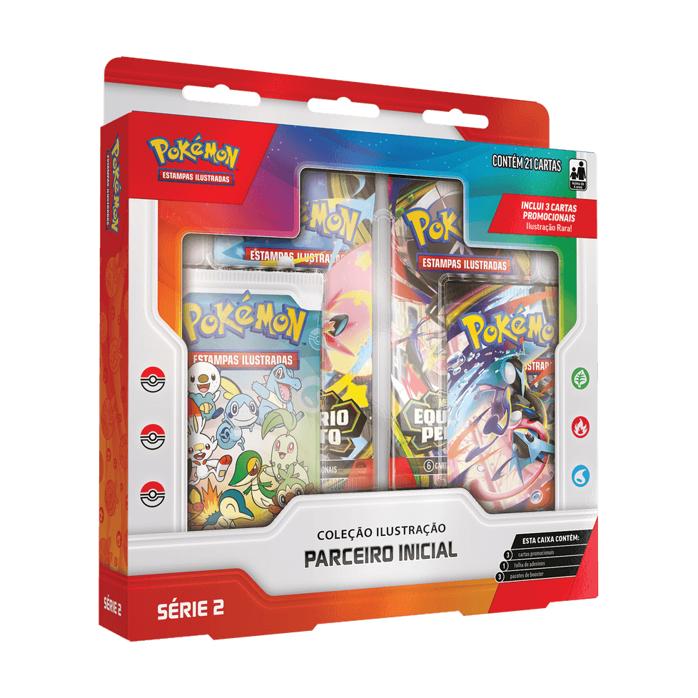 Box Pokémon Coleção Parceiro Inicial - Série 2