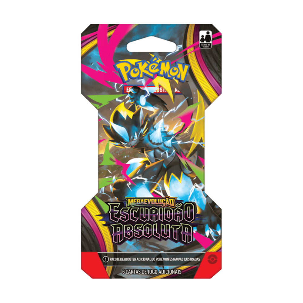 Blister Unitário Pokémon ME05 Escuridão Absoluta - Mega Zeraora