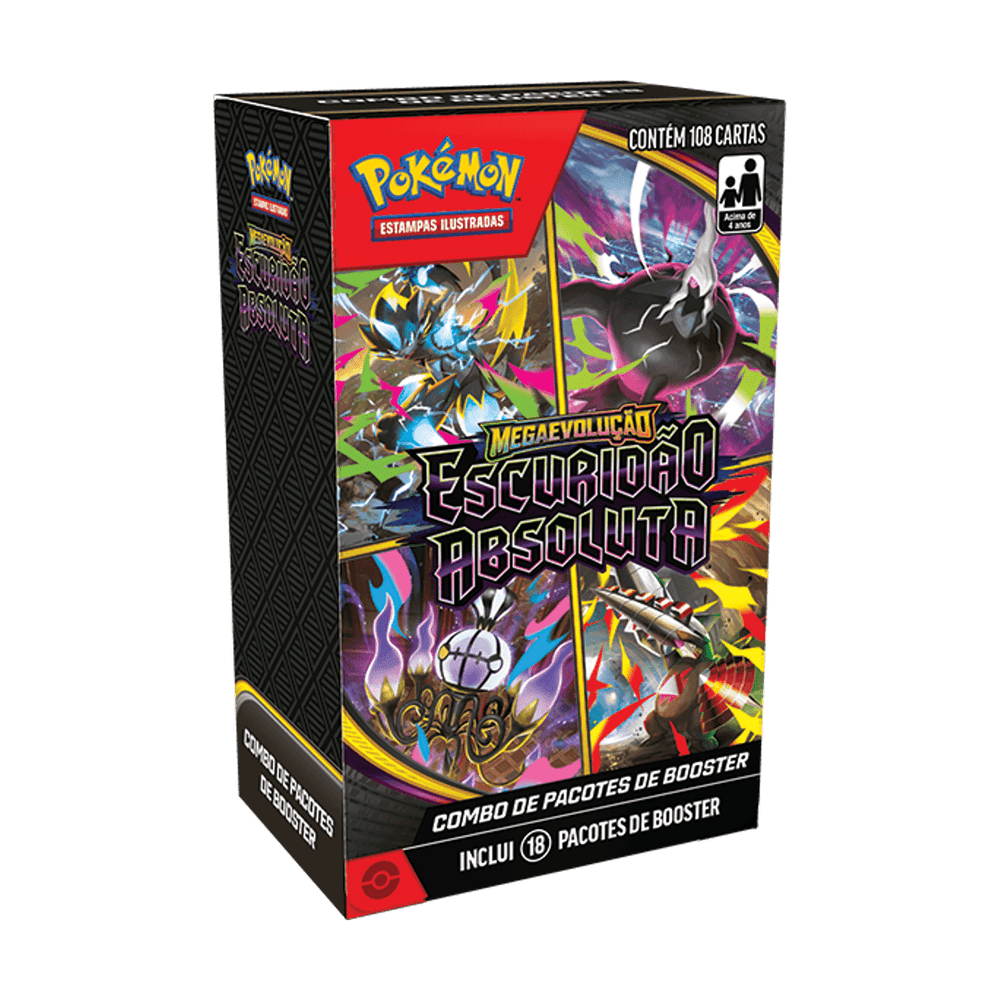Combo de Booster Pokémon ME05 Escuridão Absoluta